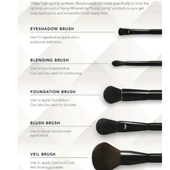 Young Living Essential Oils Savvy Minerals XL Veil Powder Brush NWT - Picture 6 of 8